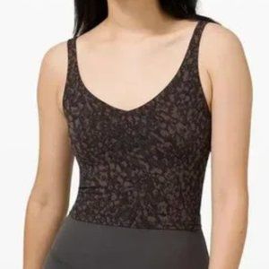 Lululemon Align Tank, Wild Thing Camo Brown Earth Multi, Size 2, NWT